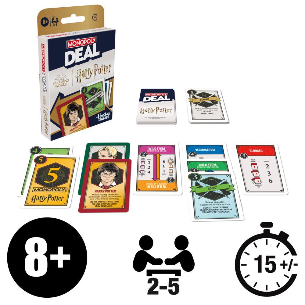 Monopoly Deal HARRY POTTER Card Game - Image 2