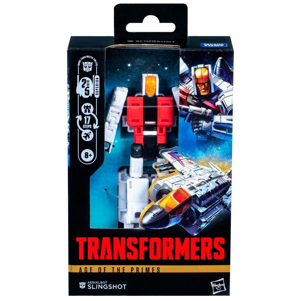 Transformers Age of the Primes Deluxe Class Aerialbot Slingshot Action Figure - Image 2