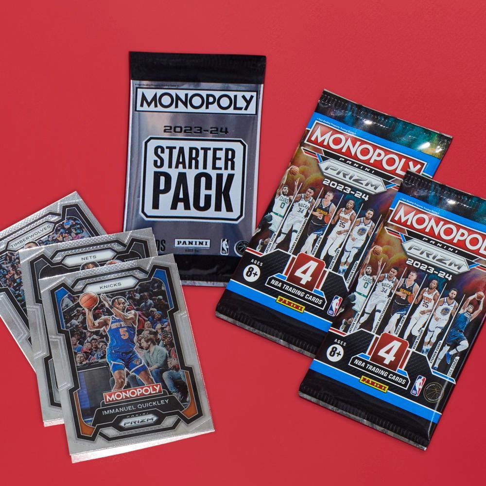 Monopoly Prizm NBA 2nd Edition Board Game with 2023-24 Panini NBA Trading Cards Ages 8 - Image 10