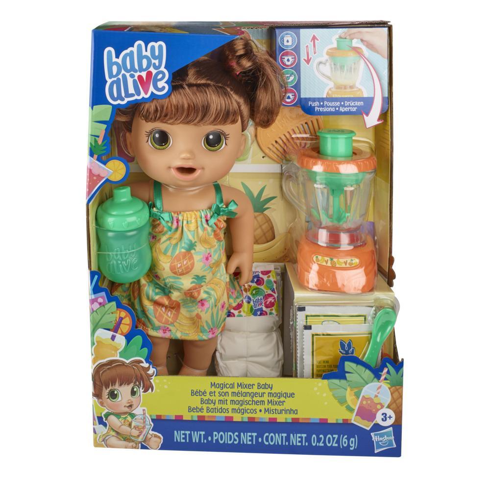 Baby Alive Magical Mixer Baby Doll Tropical Treat Blender Accessories Drinks Wets Eats Toy for Kids Ages 3 and Up - Image 7