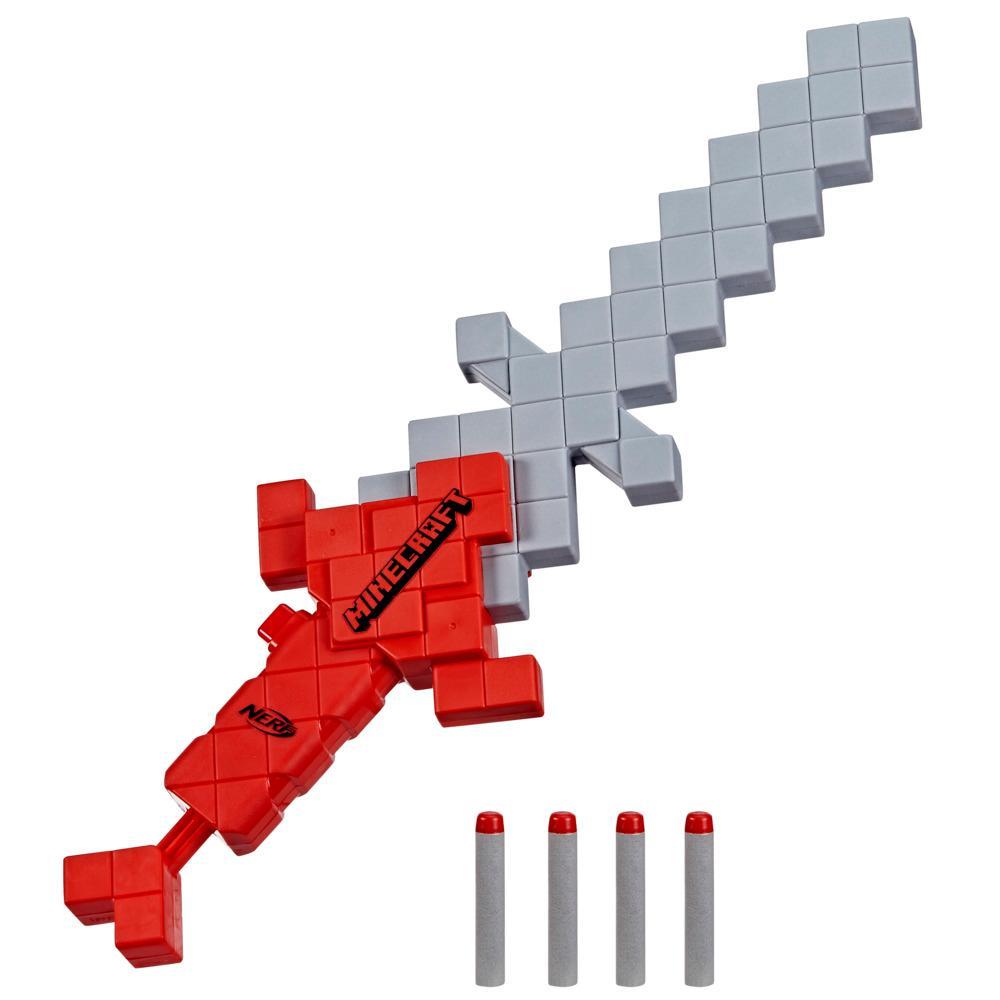 Nerf Minecraft Heartstealer Sword 4 Nerf Elite Foam Darts Foam Blade Dart Blaster - Image 6