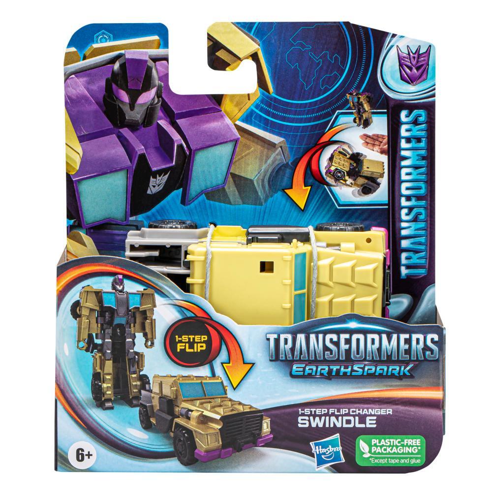 Transformers Toys EarthSpark 1-Step Flip Changer Swindle Action Figure - Image 2