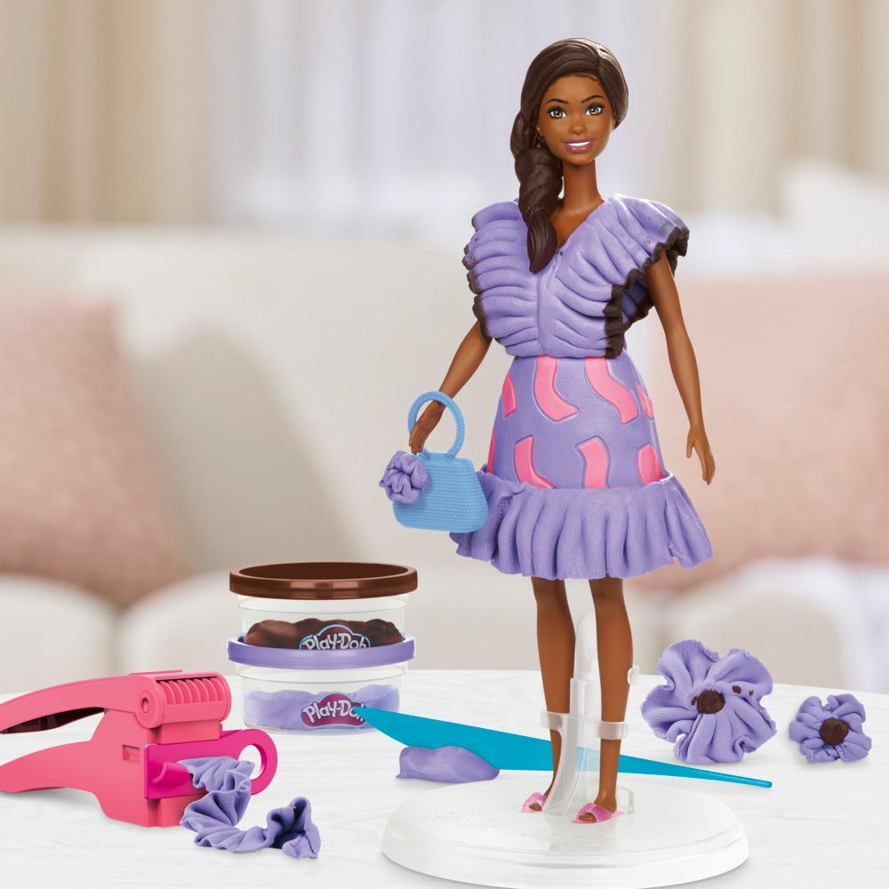 Play-Doh Barbie Fashionista Ruffles Doll Set - Image 5