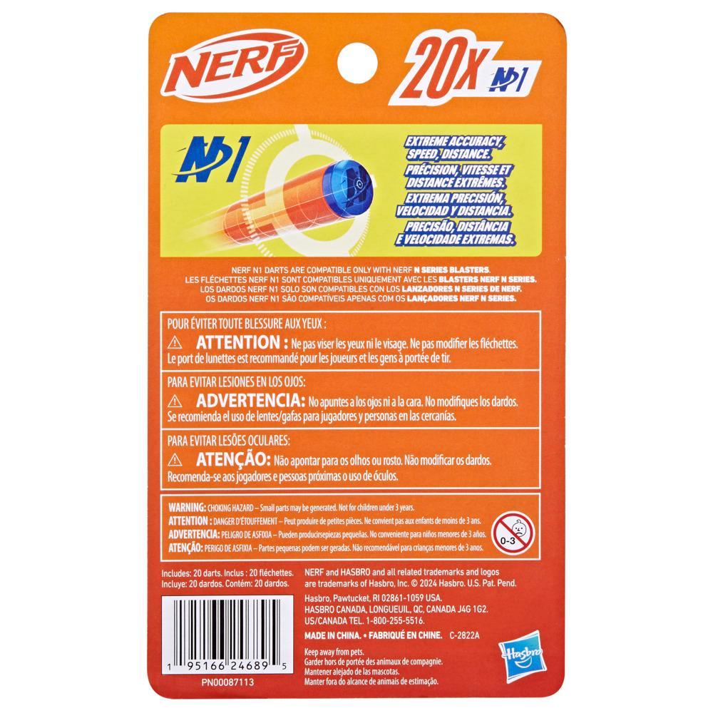 Nerf N Series N1 Darts 20 Darts Compatible Only with Nerf N Series Blasters Outdoor Games