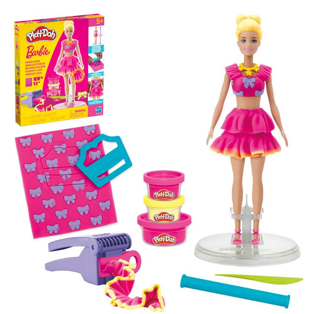 Play-Doh Barbie Ruffles and Bows Doll Set - Image 6