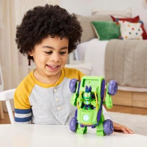 Marvel Iron Man and his Awesome Friends Iron Hulk 2-In-1 Mech Suit  Vehicle Set Ages 3