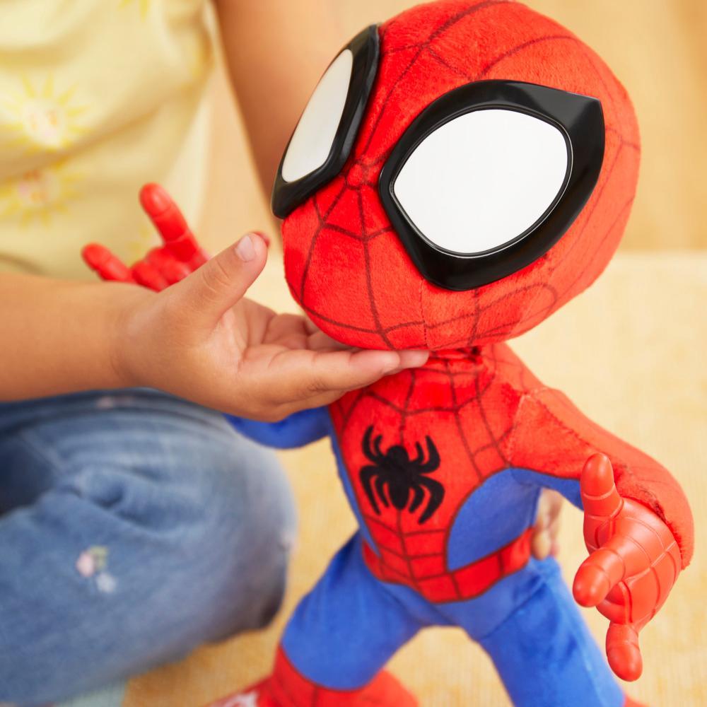 Marvel Spidey and His Amazing Friends Dance N Crawl Spidey Interactive Plush Toy - Image 3