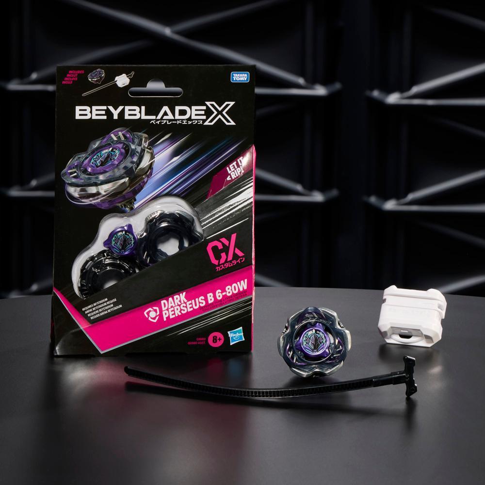 Beyblade X Dark Perseus B 6-80W CX Starter Pack Set with Defense Type Top Launcher Ages 8 - Image 4