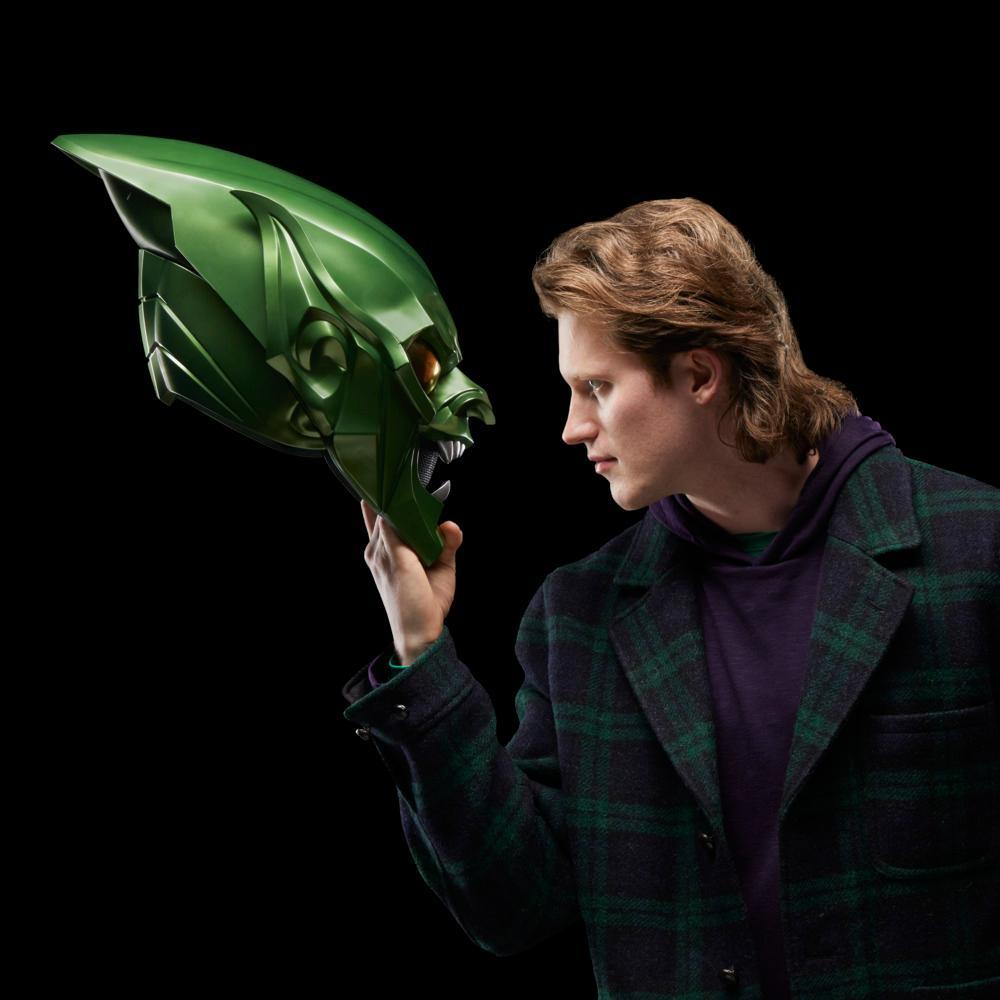 Marvel Legends Series Green Goblin Premium Adult Roleplay Helmet - Image 3