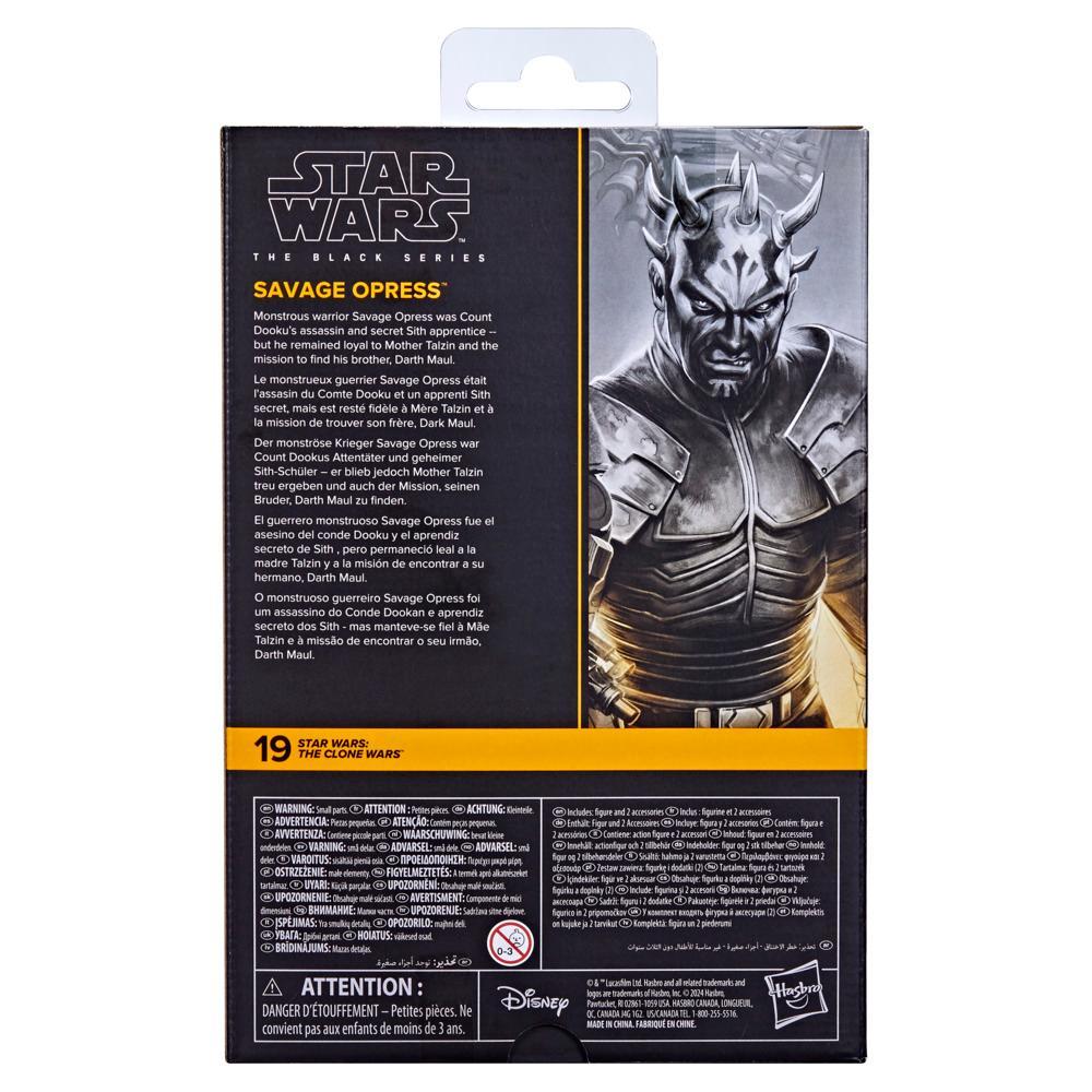 Star Wars The Black Series Savage Opress Star Wars The Clone Wars Action Figure 6 - Image 8