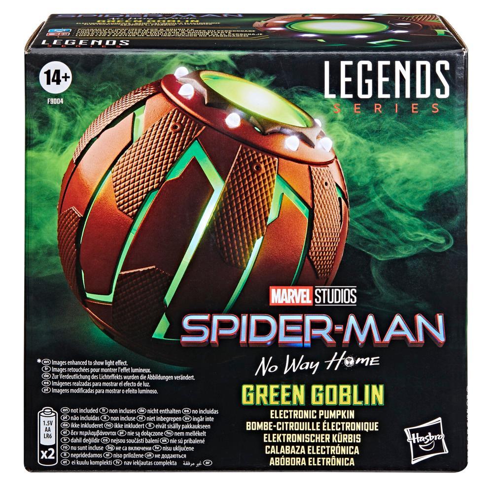 Marvel Legends Series Green Goblin Premium Adult Electronic Pumpkin - Image 7