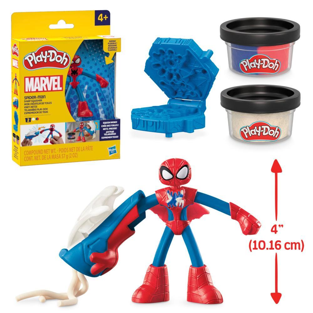 Play-Doh Marvel Spider-Man Thwip Squisher Action Figure Super Hero Toy for Kids 4 - Image 6