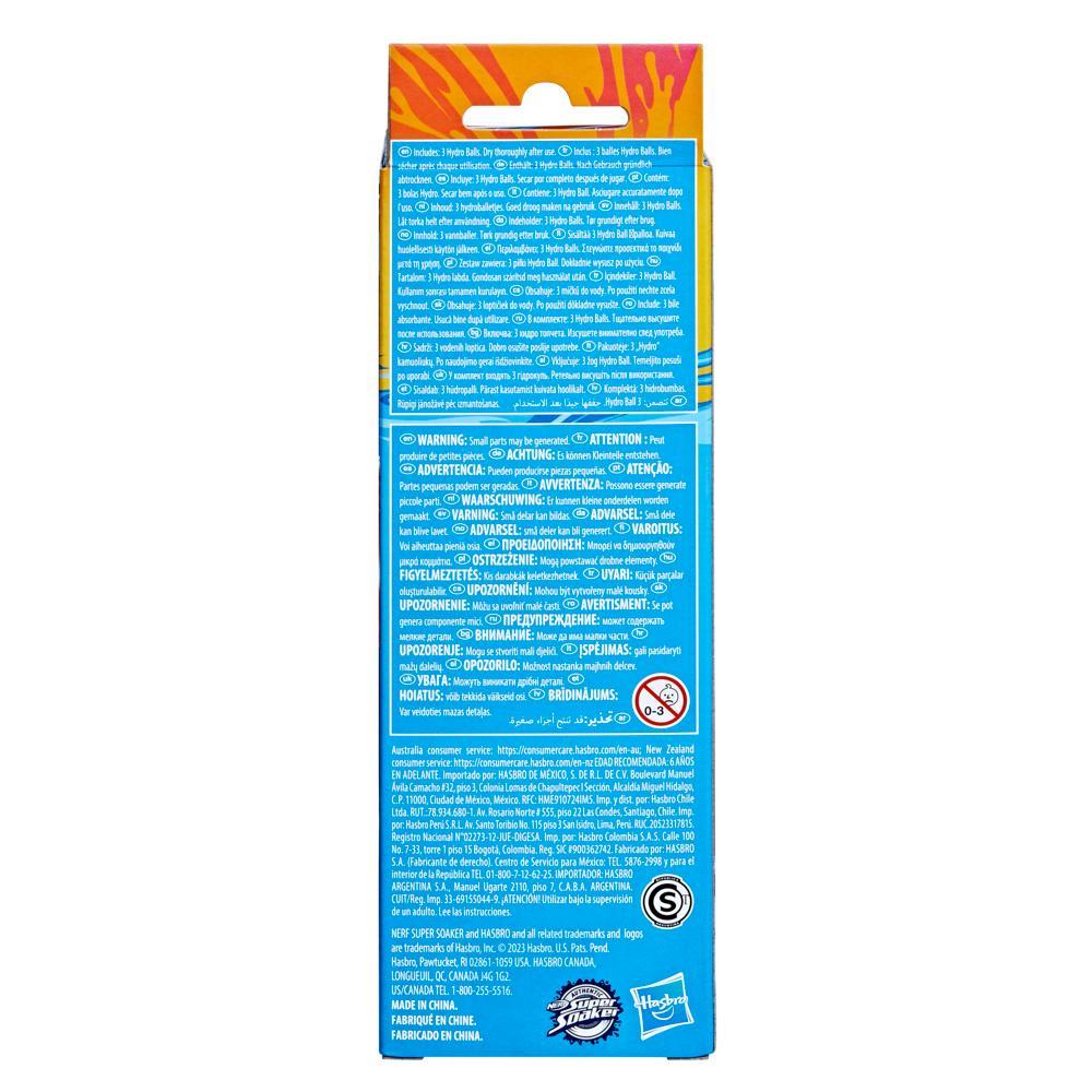 Nerf Super Soaker Hydro Balls 3-Pack Reusable Water-Filled Balls - Image 8