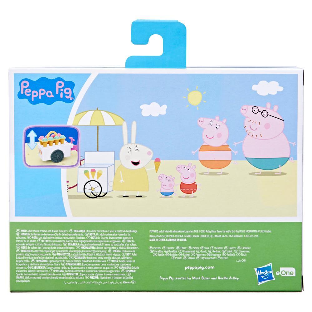 Peppa Pig Toys Peppas Ice Cream Cart Playset with 2 Peppa Pig Figures Preschool Toys - Image 3