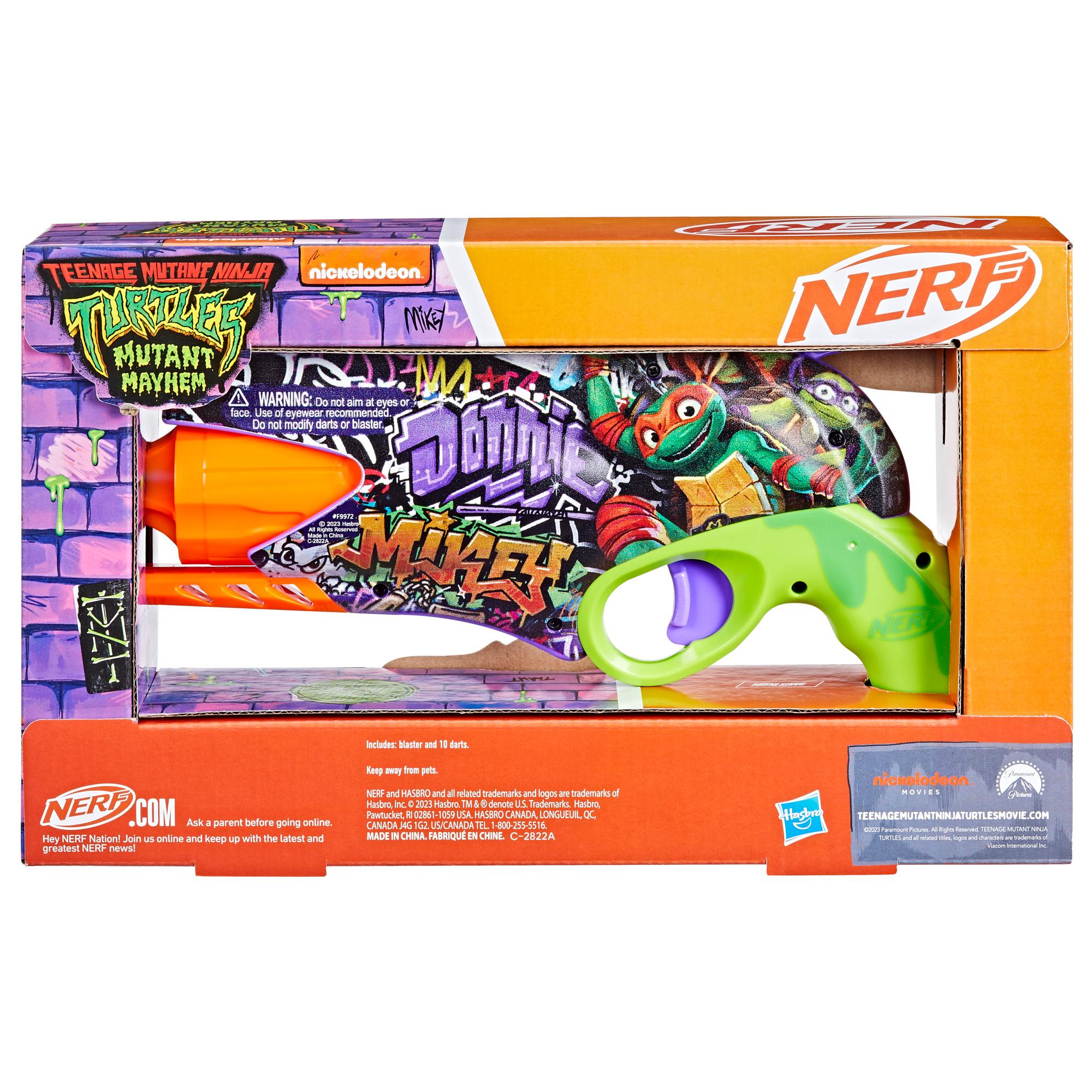 Nerf Teenage Mutant Ninja Turtles Blaster 10 Nerf Elite Darts Gifts for 8 Year Old Boys Girls Up - Image 3