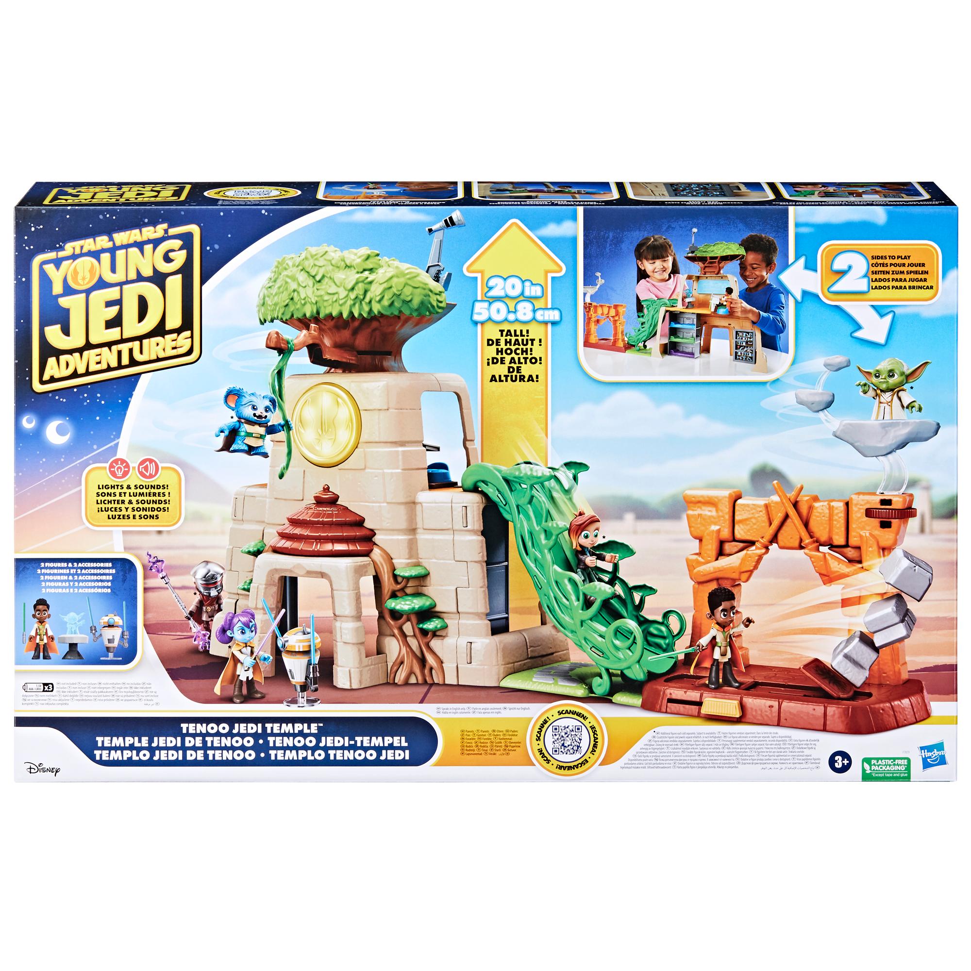 Star Wars Tenoo Jedi Temple Playset Action Figures Star Wars Toys Preschool Toys 20 Ages 3 - Image 2