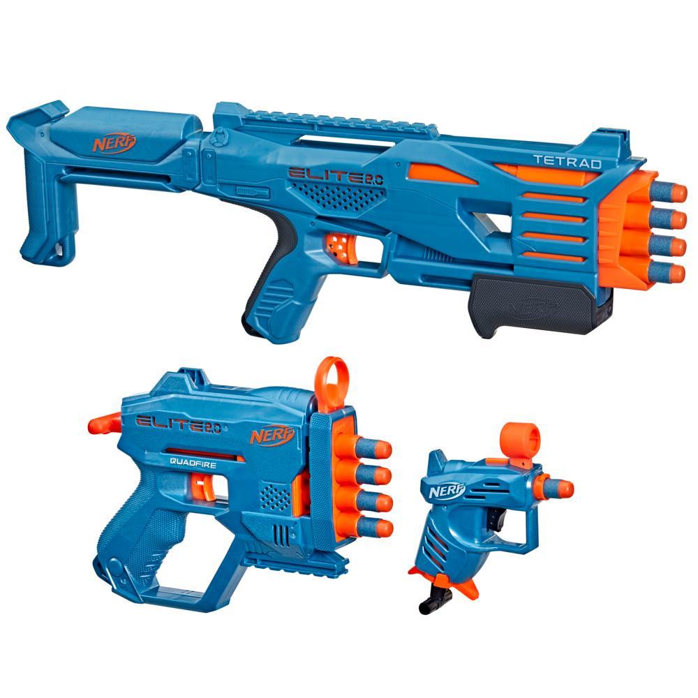 Nerf Elite 20 Stockpile Pack Includes 3 Nerf Dart-Firing Blasters and 10 Official Nerf Elite Foam Darts - Image 4