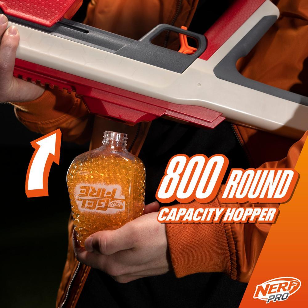 Nerf Pro Gelfire Raid Blaster Fire 5 Rounds At Once 10000 Gelfire Rounds 800 Round Hopper Eyewear - Image 4
