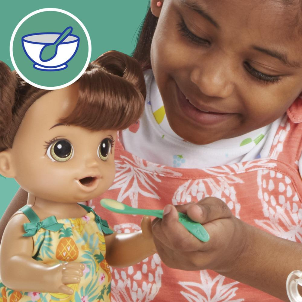 Baby Alive Magical Mixer Baby Doll Tropical Treat Blender Accessories Drinks Wets Eats Toy for Kids Ages 3 and Up - Image 5