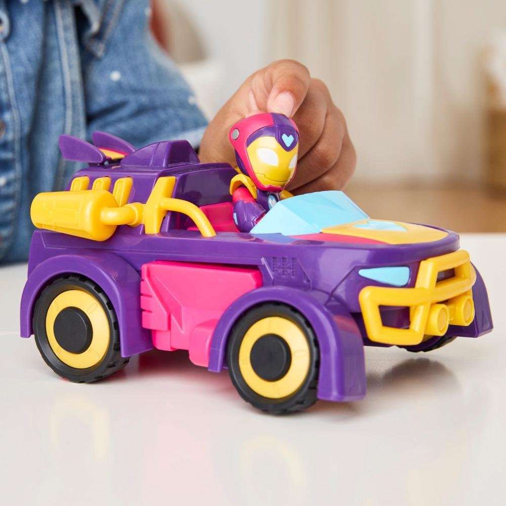 Marvel Iron Man and his Awesome Friends Ironheart 2-In-1 Mech Suit Vehicle Set Ages 3 - Image 5