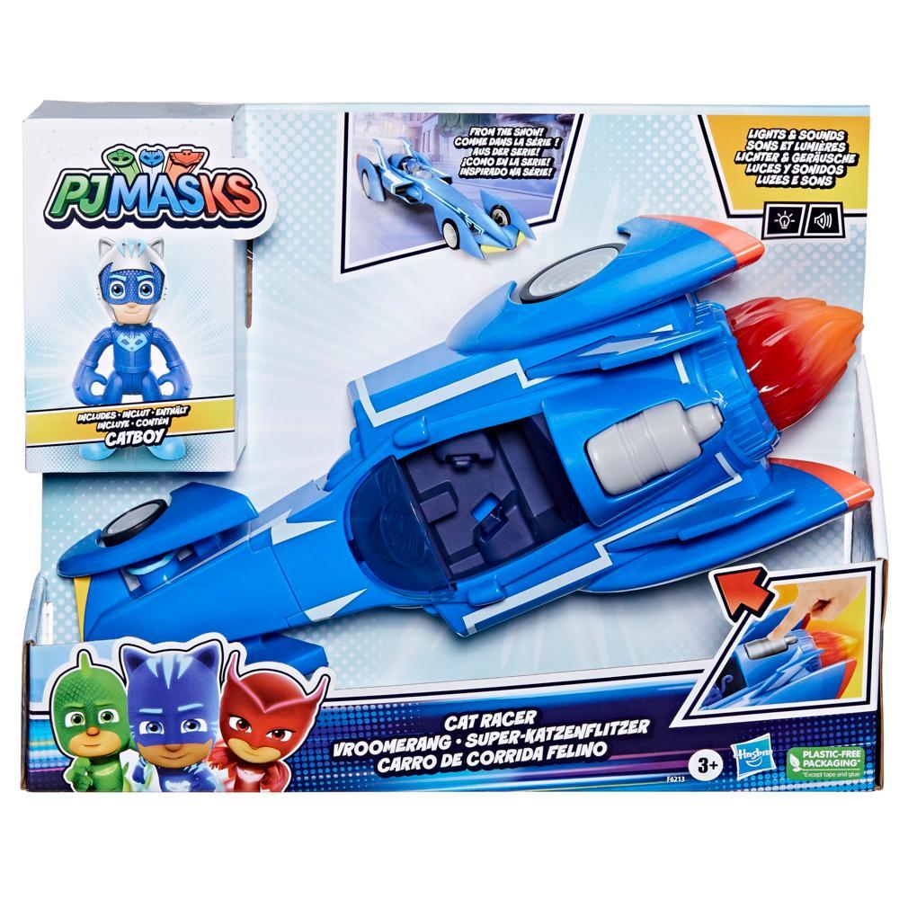 PJ Masks Power Heroes Cat Racer with Lights and Sounds Preschool Toys - Image 7