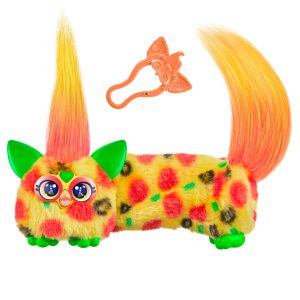 Furby DJ Furblets Pepp-Oh-Roni Mini Electronic Plush Toy for Girls  Boys 6