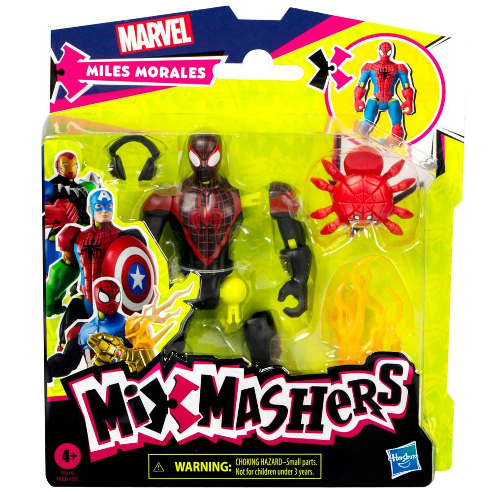 MixMashers Marvel Miles Morales Spider-Man Mix-And-Match Action Figure Accessories - Image 7