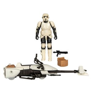 Star Wars Epic World of Action Scout Trooper 4 Action Figure  Speeder Bike