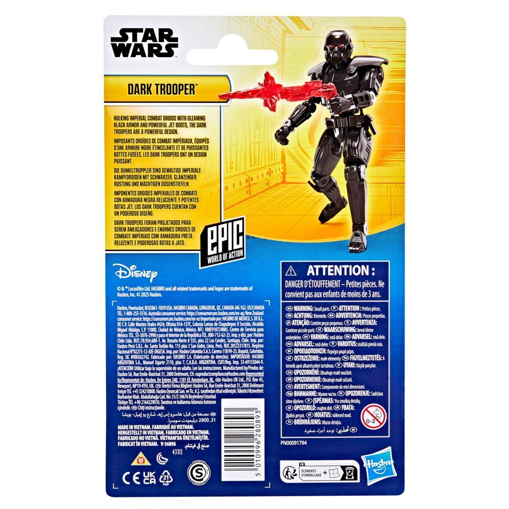 Star Wars Epic World of Action Dark Trooper 4 Action Figure - Image 8