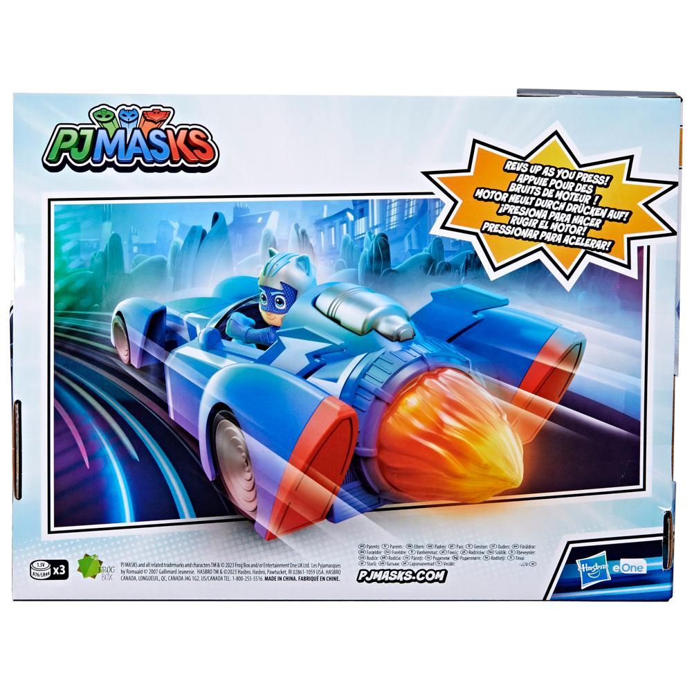 PJ Masks Power Heroes Cat Racer with Lights and Sounds Preschool Toys