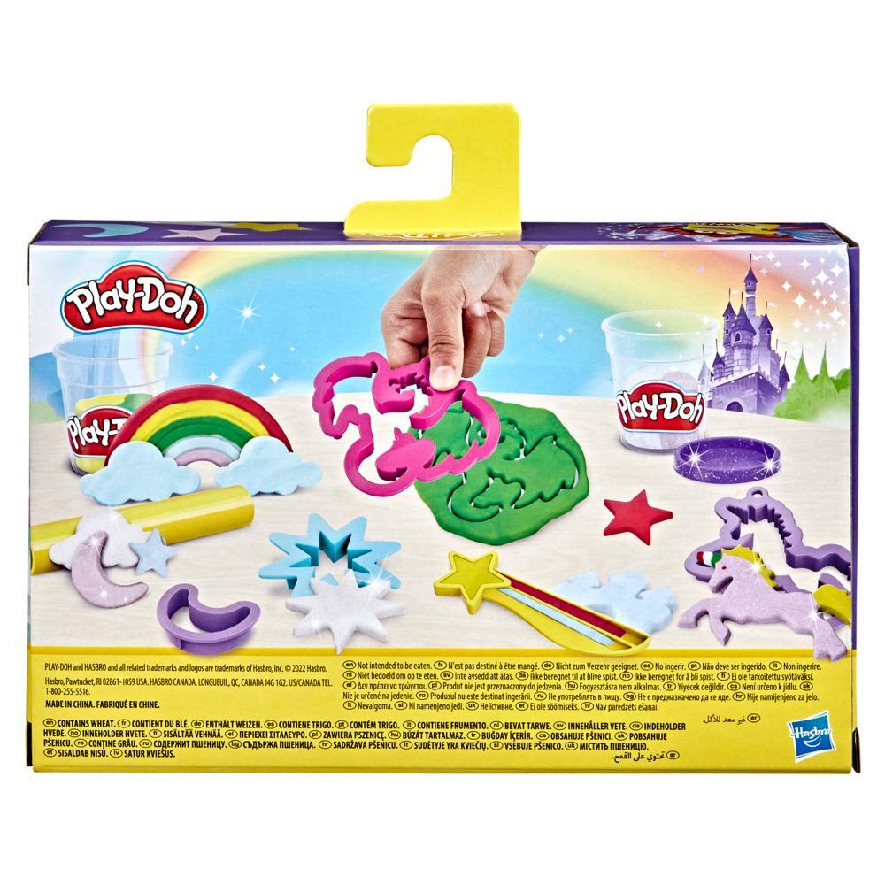 Play-Doh Magical Unicorn Tool Set for Kids 3 Years and Up with 3 Cans of Dual-Color Modeling Compound Non-Toxic - Image 3