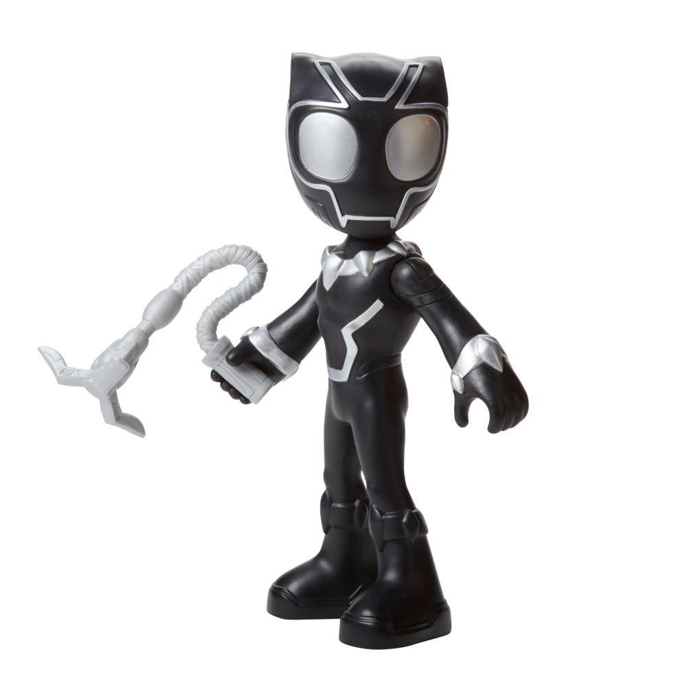 Marvel Spidey and His Amazing Friends Supersized Black Panther Action Figure Preschool Superhero Toys - Image 6
