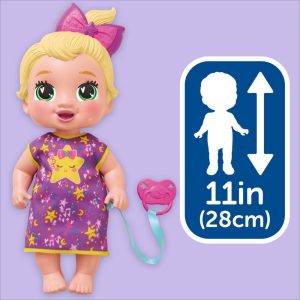 Baby Alive Lil Dreamer LaLa GooGoo Blonde Hair Baby Doll Sleepover Toy for Girls  Boys 3