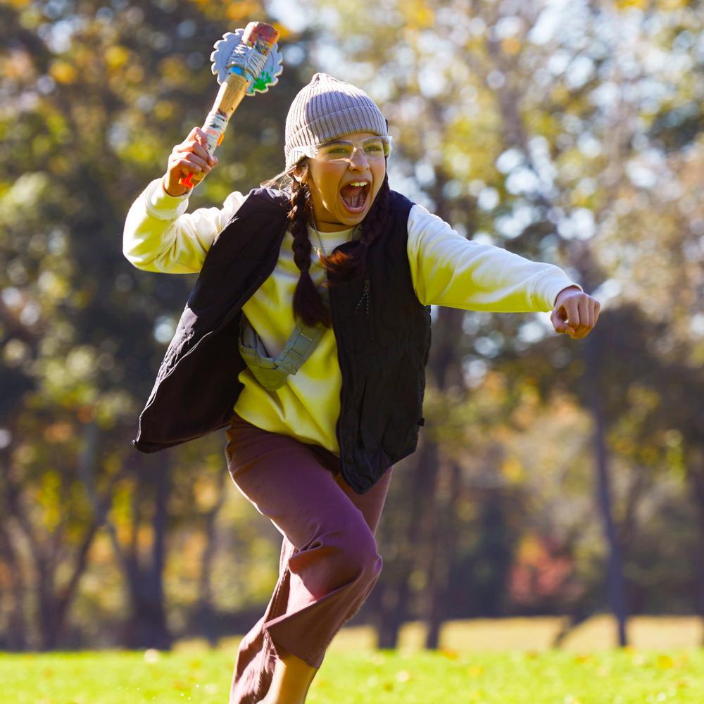 Nerf Zombie Strikeout Dart Blaster 8 Nerf Elite Darts Foam Blade Outdoor Games Ages 8 - Image 4