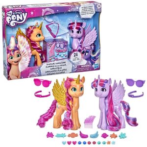My Little Pony A New Generation Sparkling Generations 2-Pack - 6-Inch Movie and My Little Pony Friendship is Magic Toy