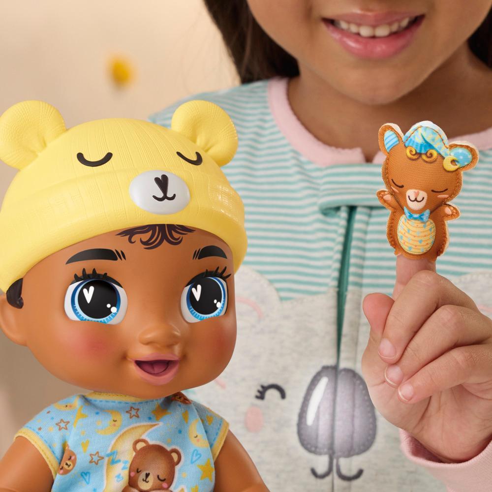 Baby Alive Lil Dreamer Snoozer Bear Black Hair Baby Doll Sleepover Toy for Girls Boys 3 - Image 3