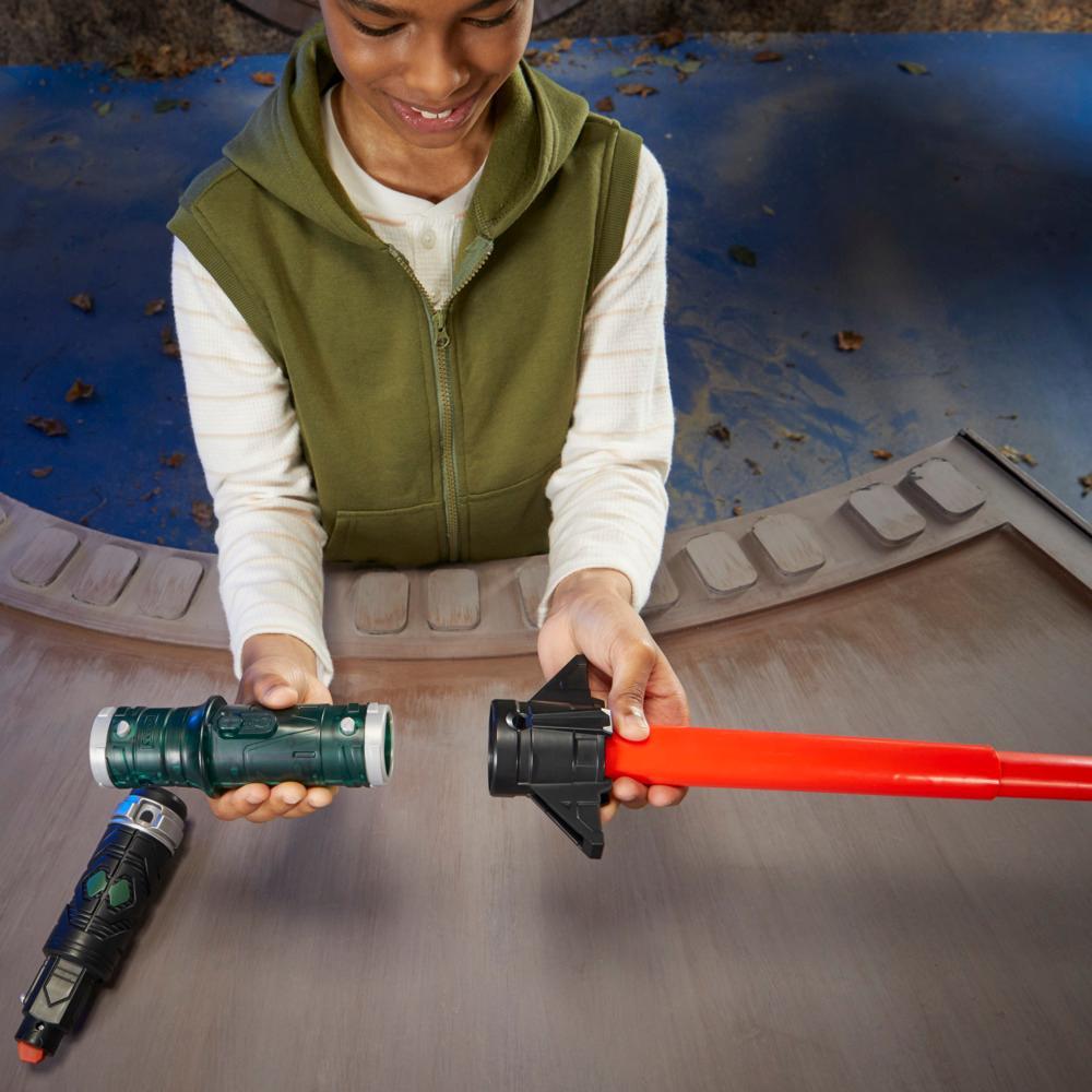 Star Wars Lightsaber Forge Kyber Core Baylan Skoll Orange Customizable Lightsaber - Image 8