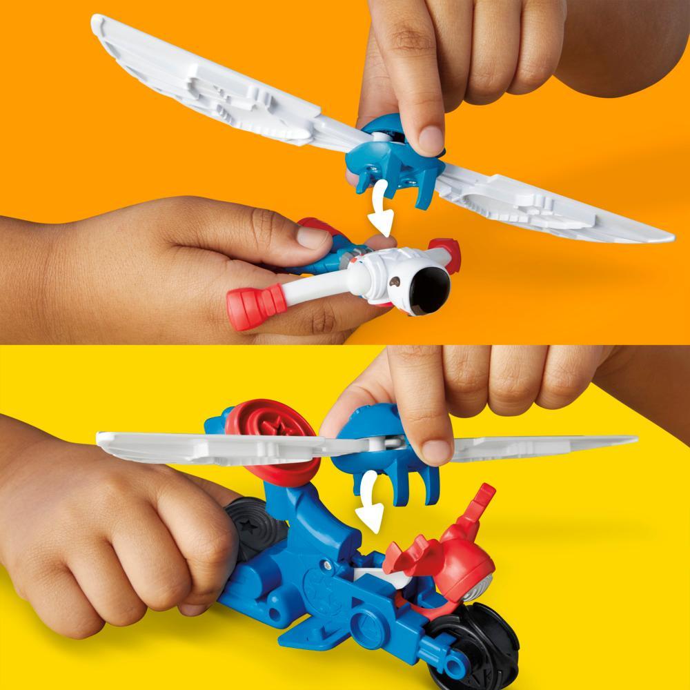 Play-Doh Marvel Captain America Moto-Slicer Playset - Image 3