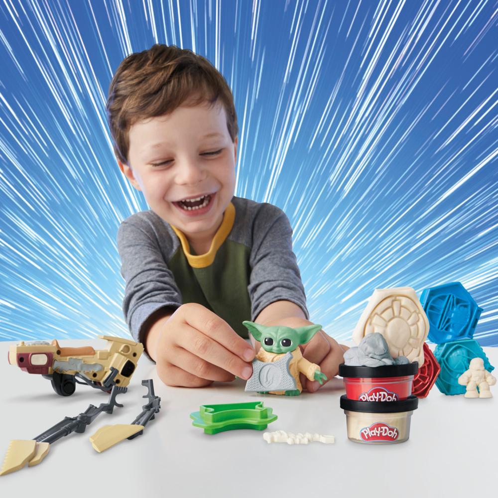 Play-Doh STAR WARS THE MANDALORIAN Launching Speeder Playset - Image 3