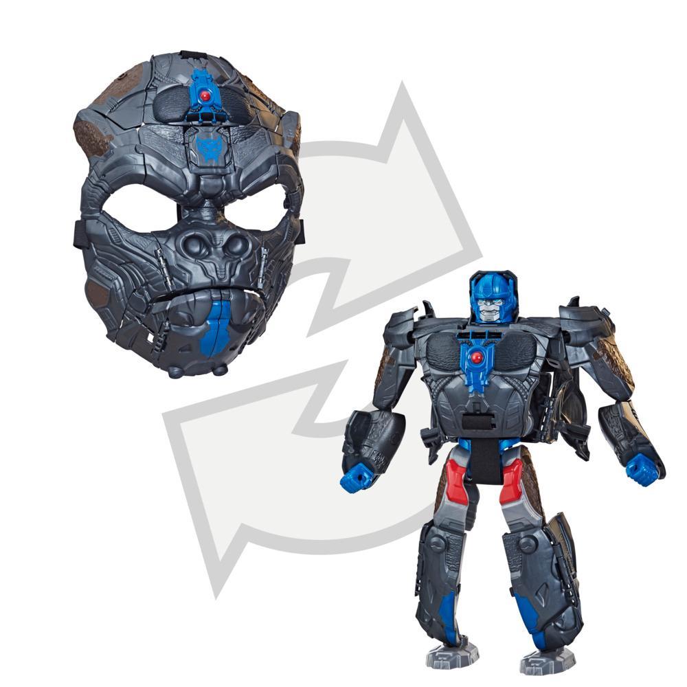 Transformers Toys Transformers Rise of the Beasts Movie Optimus Primal 2-in-1 Converting Mask for Ages 6 and Up 9-inch - Image 3