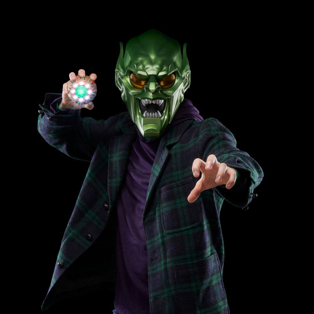 Marvel Legends Series Green Goblin Premium Adult Roleplay Helmet - Image 2