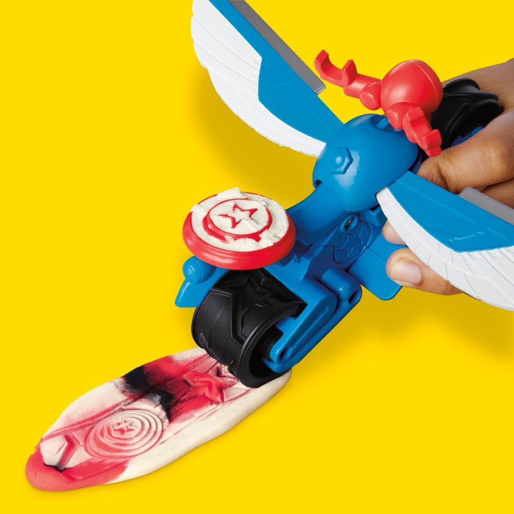 Play-Doh Marvel Captain America Moto-Slicer Playset - Image 5