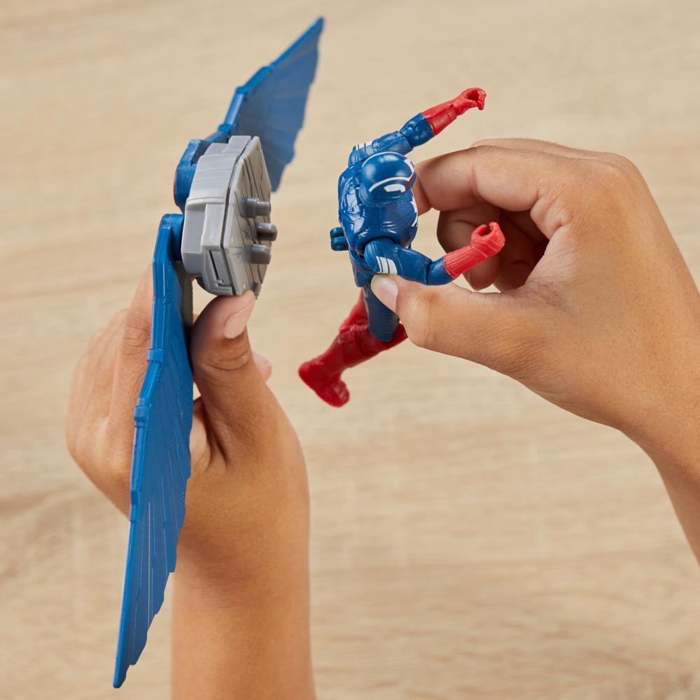 Marvel Epic Hero Series Captain America Brave New World Flight Control Figure - Image 9