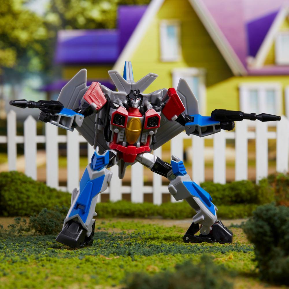 Transformers Toys EarthSpark Deluxe Class Starscream Action Figure Robot Toys for Kids - Image 9