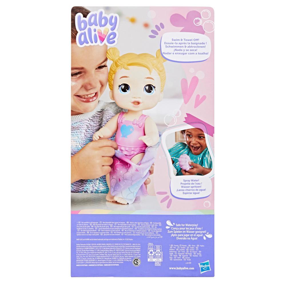 Baby Alive Mermaid Splash Harper Hugs Baby Doll - Image 8