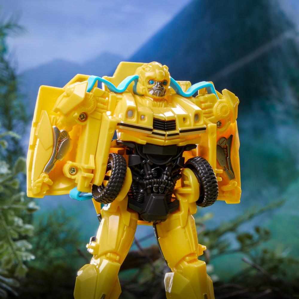 Transformers Toys Transformers Rise of the Beasts Movie Flex Changer Bumblebee Action Figure - Ages 6 and up 6-inch - Image 3