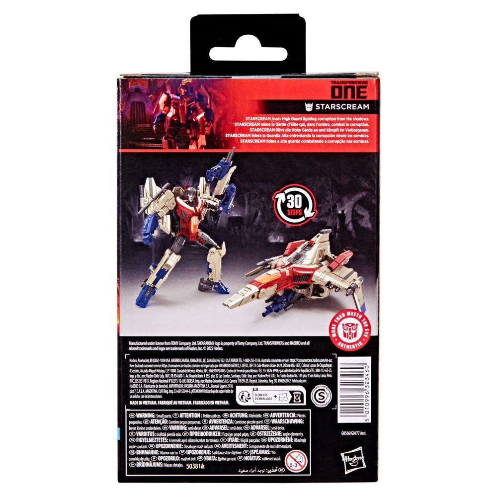 Transformers Studio Series Deluxe Class Transformers One Starscream Action Figure - Image 4