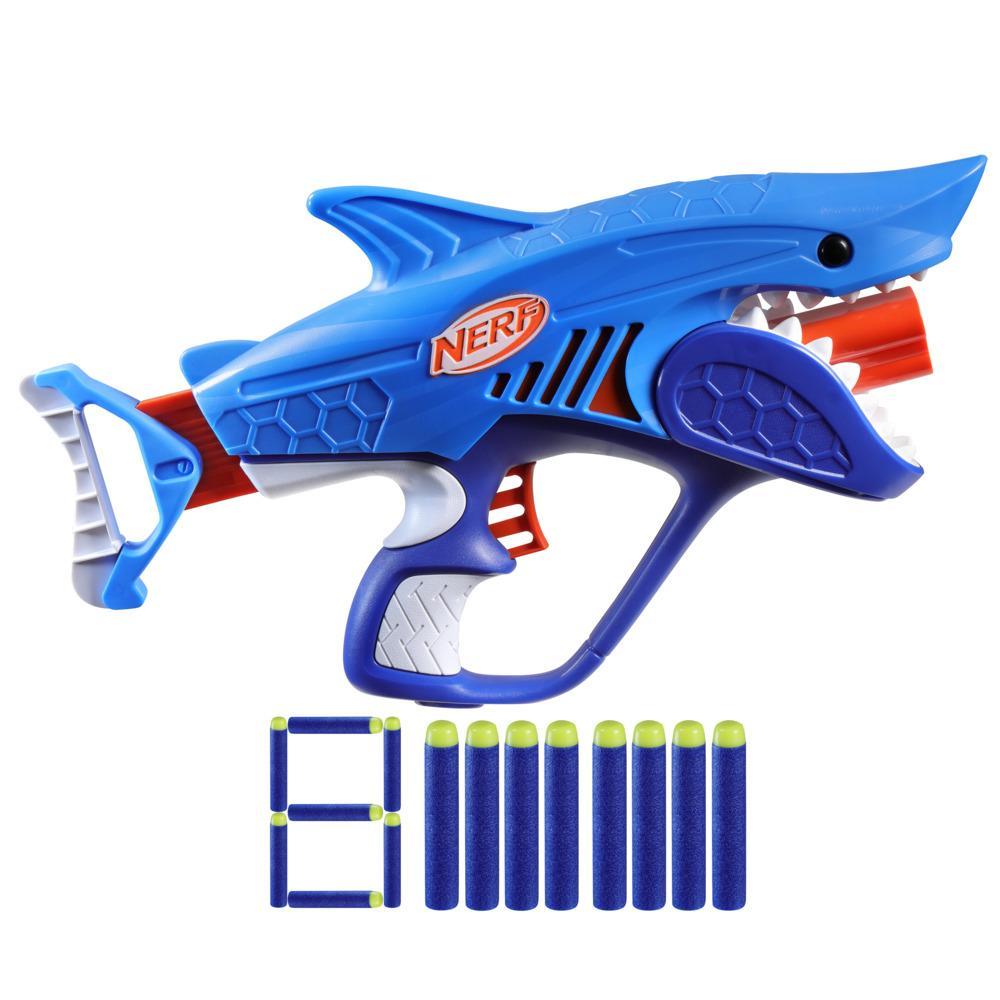 Nerf Junior Wild Sharkfire Easy Play Dart Blaster 8 Nerf Elite Darts Ages 6 Up - Image 6