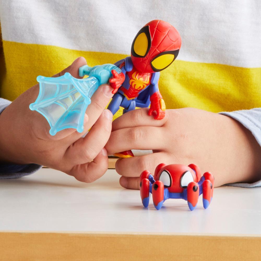 Marvel Spidey and His Amazing Friends Web-Spinners Spidey Figure Web-Spinning Accessory - Image 4
