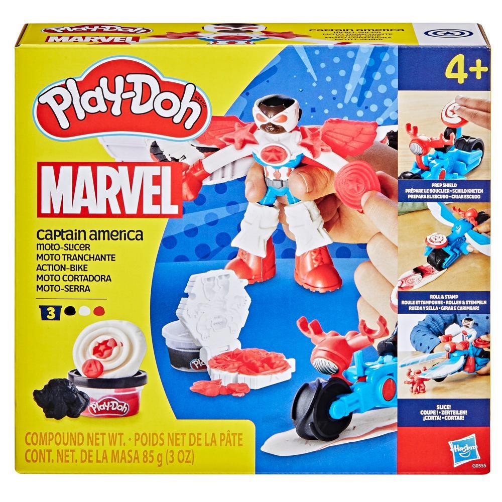 Play-Doh Marvel Captain America Moto-Slicer Playset - Image 7